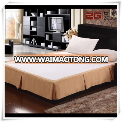 Hotel Decoration Queen Bed Skirts with Wholesale Price