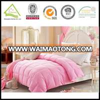 Hot Sale Queen Size Light Pink Goose Feather Comforter